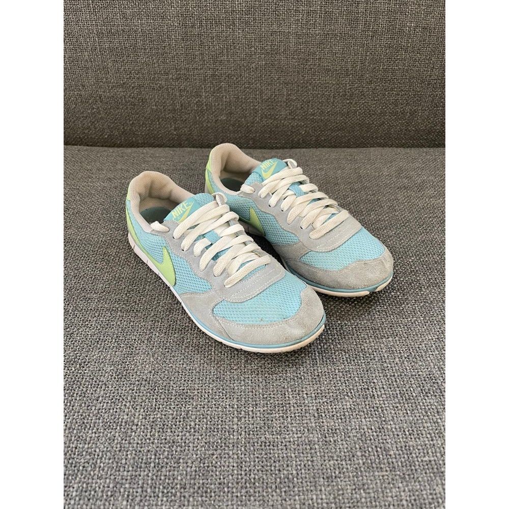 Womens Nike Sneakers Size 8 Blue Green Lace Up Walking Shoes - Picture 3 of 9